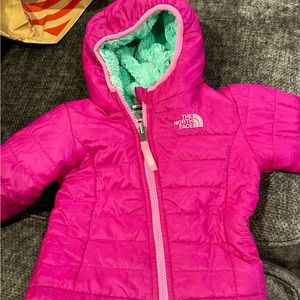 North Face reversible winter jacket 6-12 months